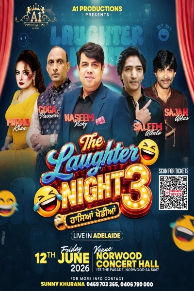 The Laughter Night 3 - Live In Adelaide  2026