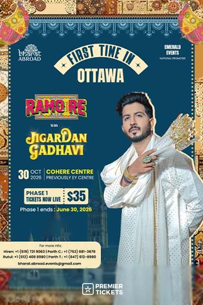 Ramo Re Tour 2026 with Jigardan Gadhavi in Ottawa