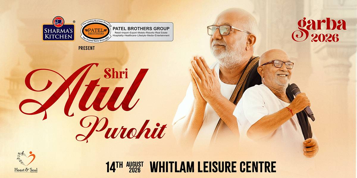 Shri Atul Purohit Garba in Sydney 2026 -14th August
