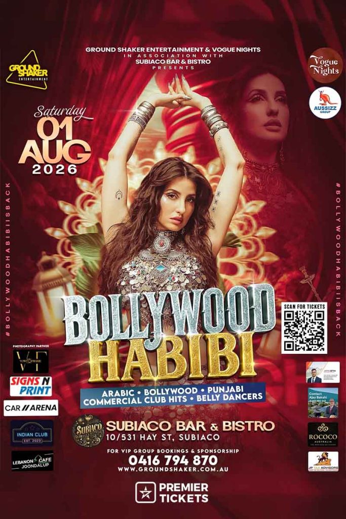 Bollywood Habibi Is Back - Perth 2026