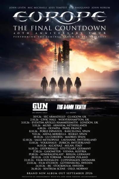 Europe - The Band - Oslo 2026