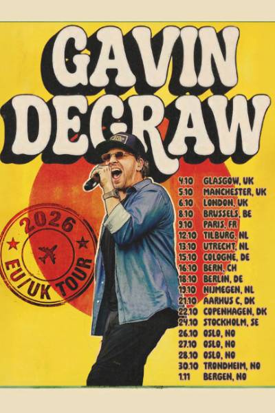 Gavin DeGraw - Oslo 2026