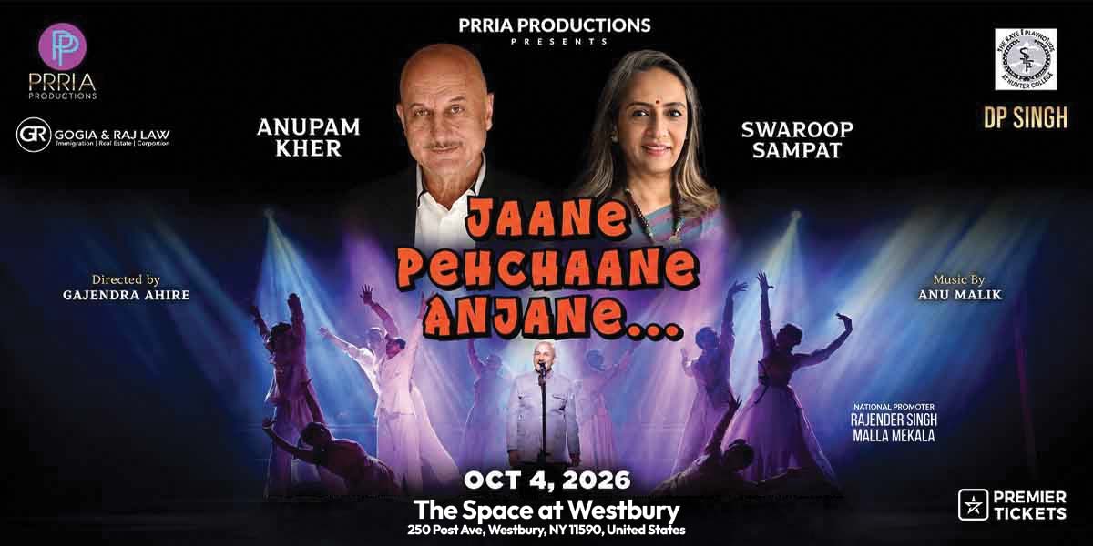 Jaane Pehchaane Anjane a Musical Play by Anupam Kher & Swaroop Sampat 2026