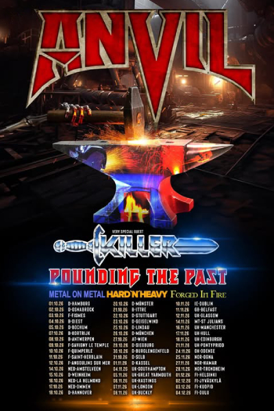 Anvil Tour 2026 Live Concert