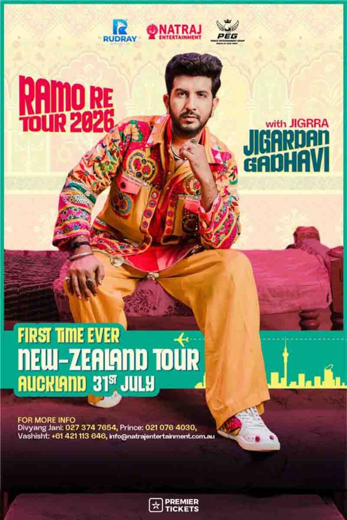 Ramo Re Tour 2026 with Jigardan Gadhavi Auckland Ramo Re Tour 2026 with Jigardan Gadhavi Auckland