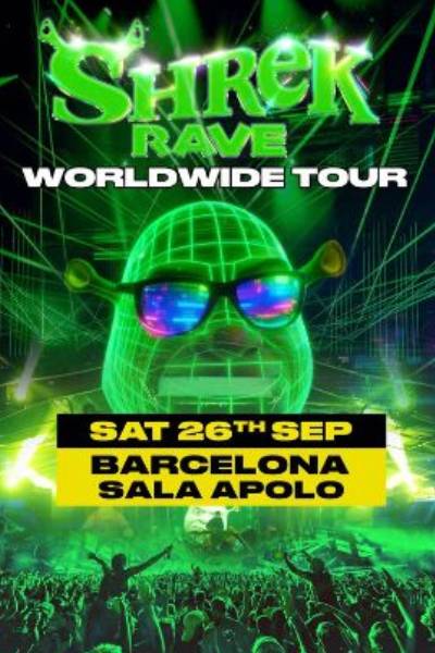 Shrek Rave - Barcelona 2026