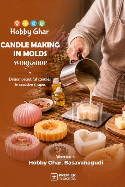 Candle Making in Molds 2026 | Basavanagudi