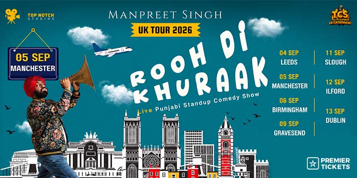 Rooh Di Khuraak By Manpreet Singh (Comic Singh) 2026 - Manchester