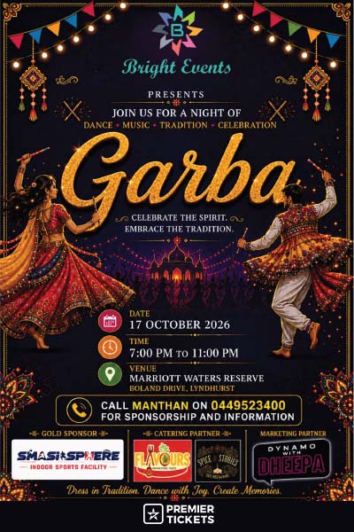 Melbourne Garba Night 2026