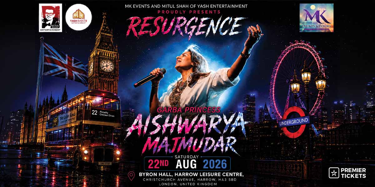 Rangtali 2026 With Aishwarya Majmudar in Harrow