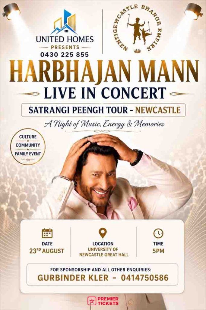 Satrangi Peengh by Harbhajan Mann - Live In Newcastle 2026