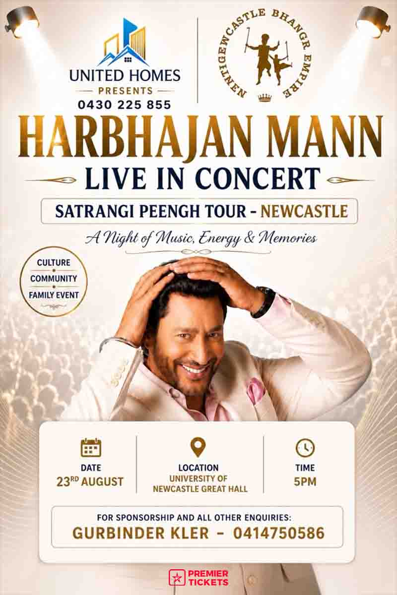 Satrangi Peengh by Harbhajan Mann Live In Newcastle 2026