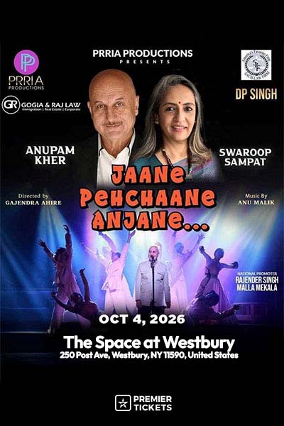 Jaane Pehchaane Anjane a Musical Play by Anupam Kher & Swaroop Sampat 2026