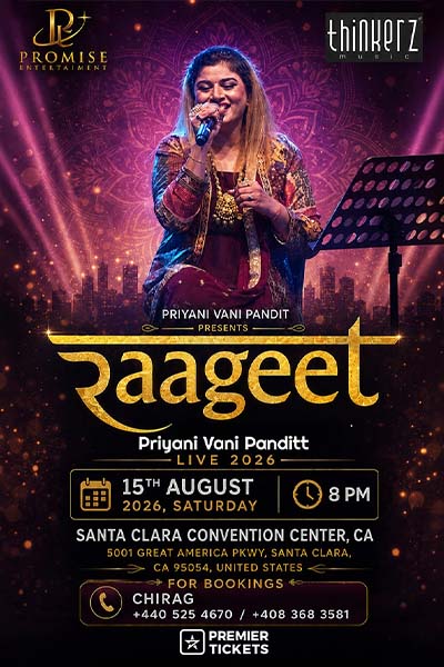 Raageet - Priyani Vani Panditt live in concert California 2026 Raageet - Priyani Vani Panditt live in concert California 2026