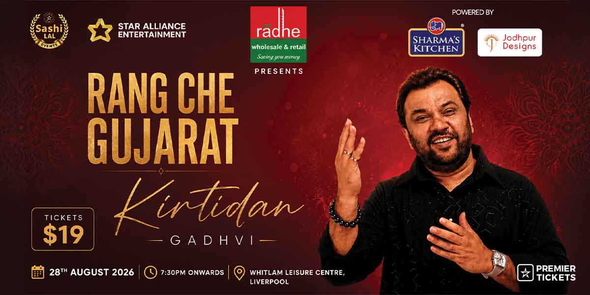 Rang Che Gujarat 2026 with Kirtidan Gadhvi in Sydney