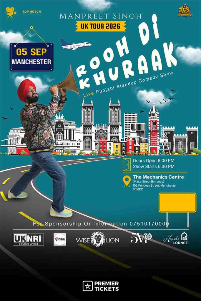 Rooh Di Khuraak By Manpreet Singh (Comic Singh) 2026 - Manchester