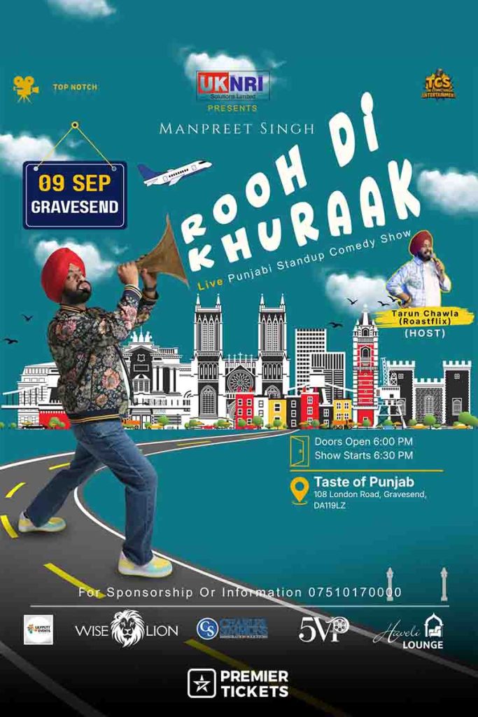 Rooh Di Khuraak By Manpreet Singh (Comic Singh) 2026 - Gravesend