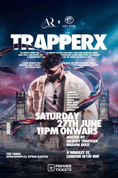 TRAPPERX - The London Takeover - BOLLY TECHNO NIGHT 2026