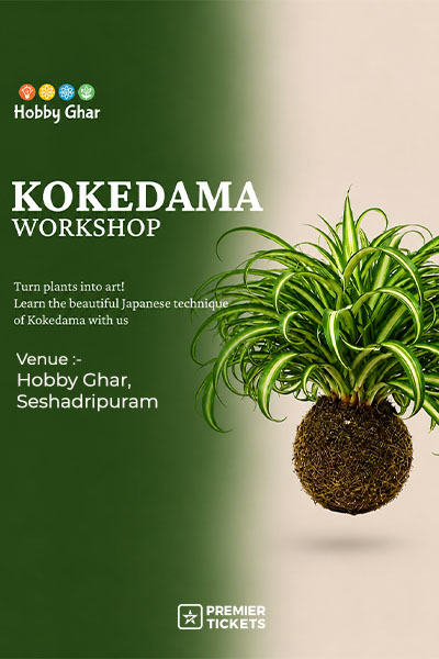 Kokedama Workshop 2026 | Seshadripuram