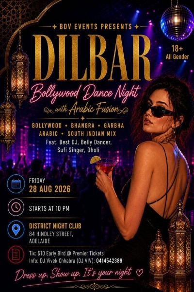 Dilbar Bollywood Dance Night 2026