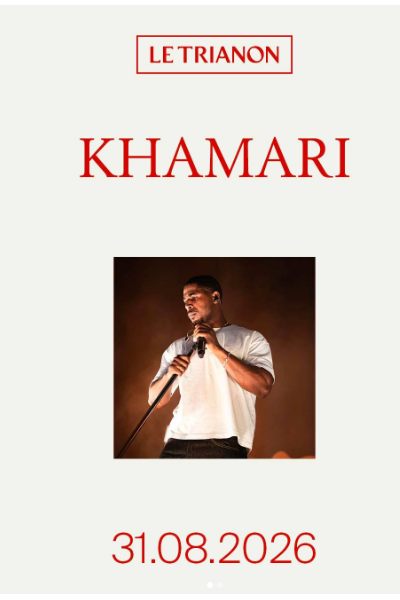 KHAMARI – Live at Le Trianon, Paris