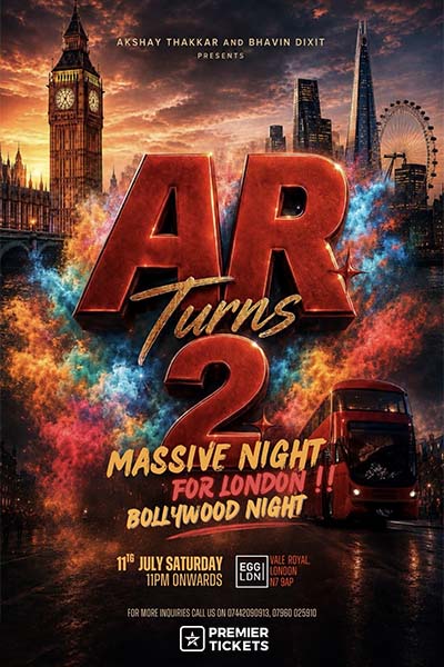 Bollywood Night: AR 2.0 – The Legacy 2026