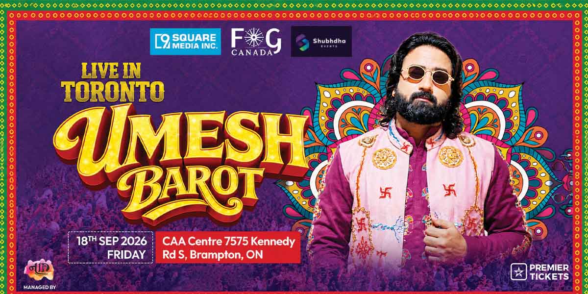 Navratri 2026 with Umesh Barot in Toronto