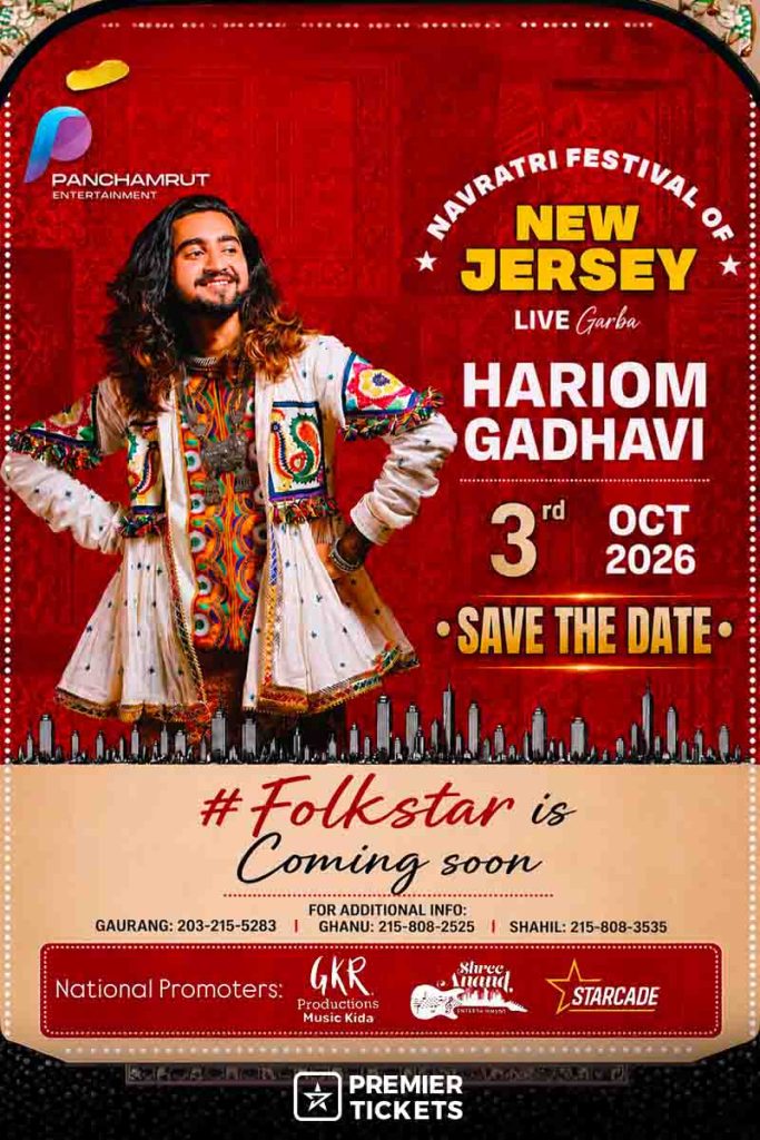 Hariom Ghadvi Garba Live in New Jersey 2026 