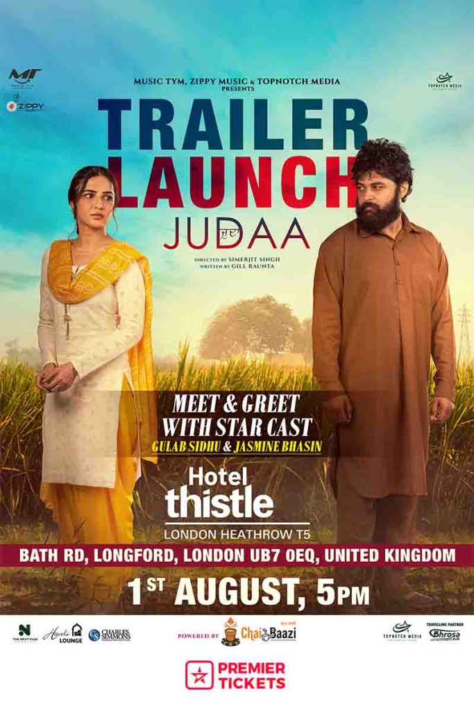 Official JUDAA Trailer Launch - Meet & greet with Gulab Sidhu and Jasmine Bhasin