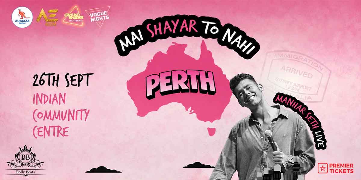 Mai Shayar To Nahi ft. Manhar Seth Live in Perth 2026