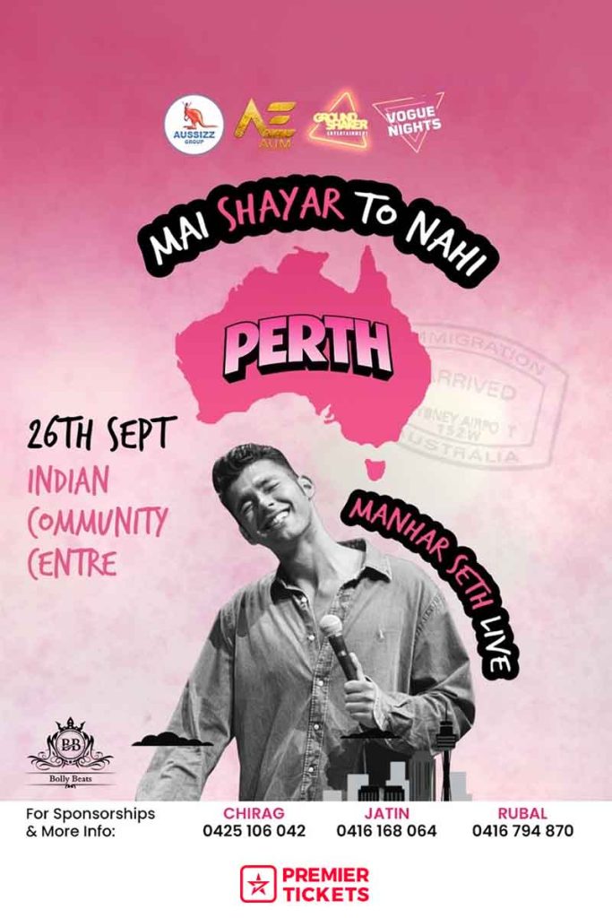 Mai Shayar To Nahi ft. Manhar Seth Live in Perth 2026