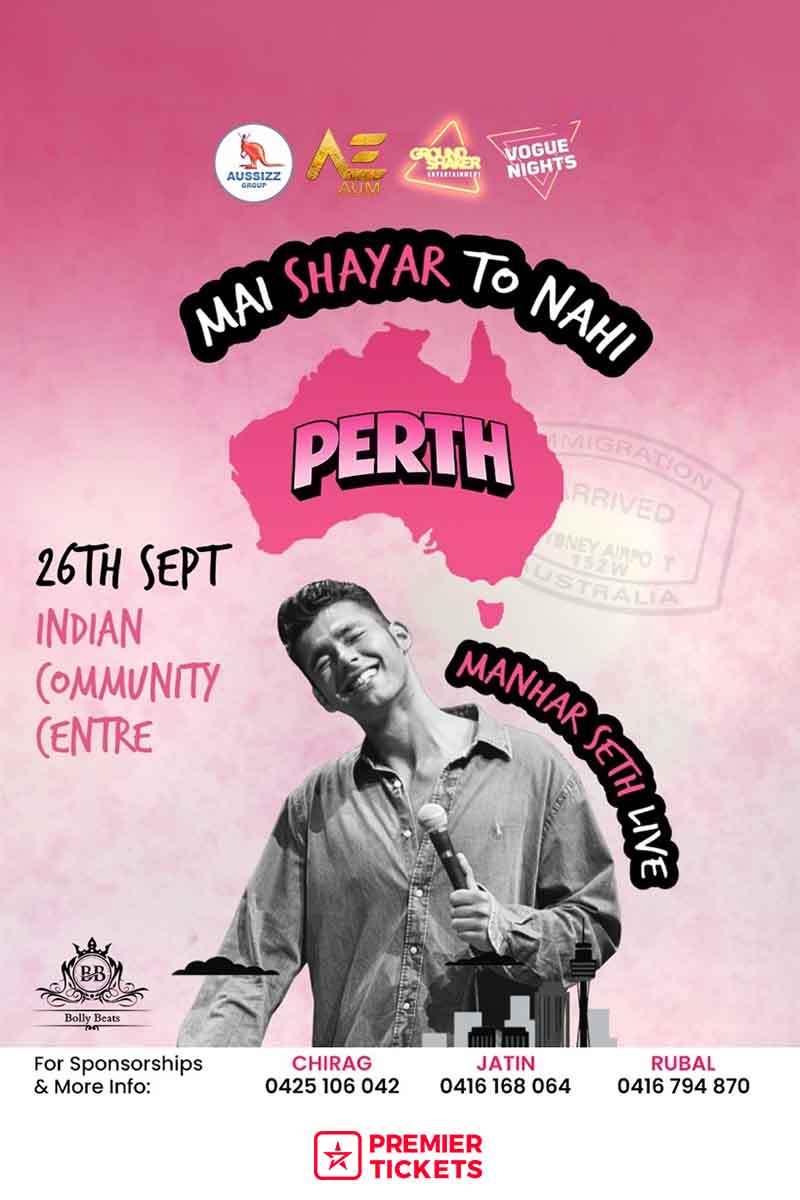 Mai Shayar To Nahi ft. Manhar Seth Live in Perth 2026