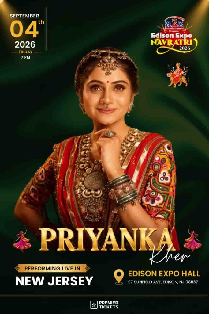 Navratri Garba with Priyanka Kher Live in New Jersey 2026 Navratri Garba with Priyanka Kher Live in New Jersey 2026