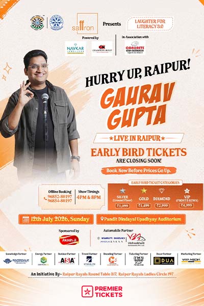 Laughter for Literacy 3.0 – Gaurav Gupta Live in Raipur 2026