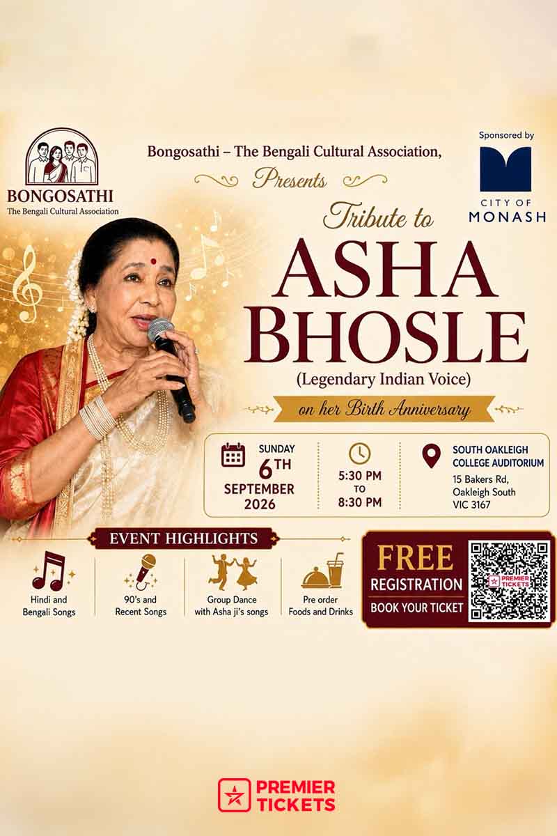 A Musical Tribute to the Legendary Asha Bhosle – 2026