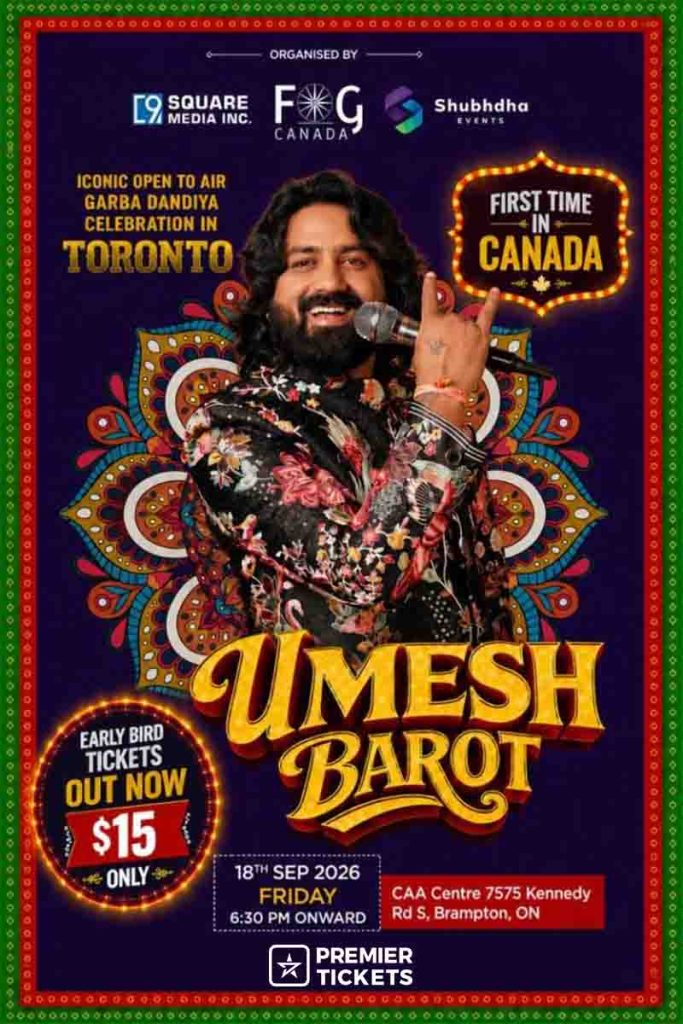 Navratri 2026 with Umesh Barot in Toronto