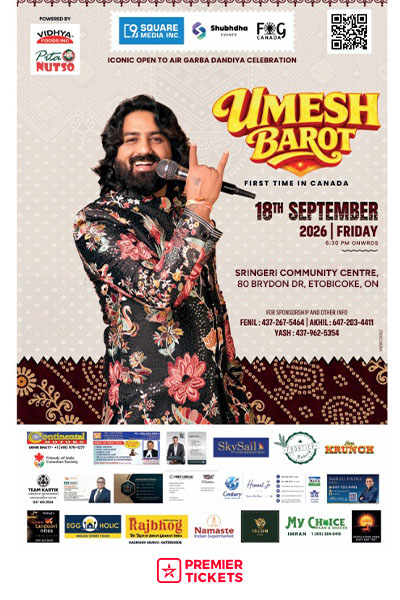 Navratri 2026 with Umesh Barot in Toronto