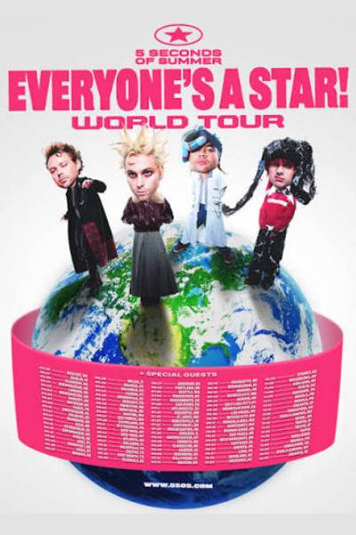 5 SECONDS OF SUMMER: EVERYONE'S A STAR! WORLD TOUR 2026