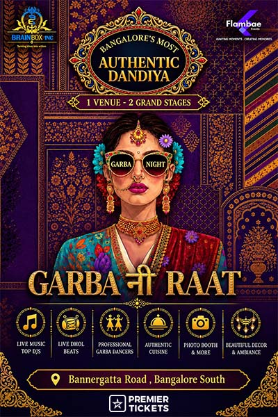 BANGALORE'S MOST AUTHENTIC DANDIYA - GARBA NI RAAT 2026