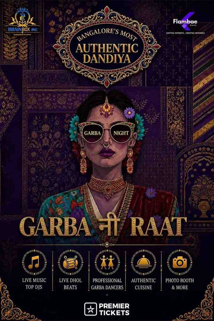 BANGALORE’S MOST AUTHENTIC DANDIYA – GARBA NI RAAT 2026