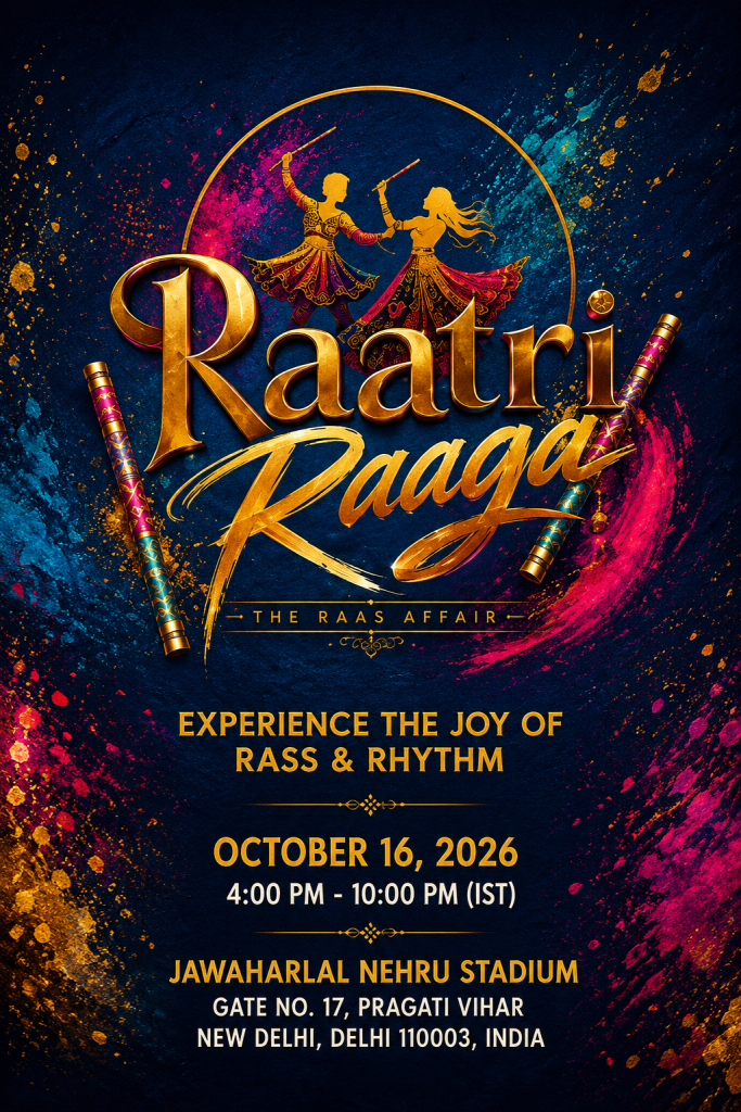 Raatri Raaga – The Raas Affair at JLN Stadium
