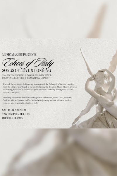 Echoes of Italy - Songs of Love and Longing 2026 | 12 Sep