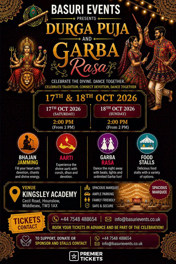 GARBA RAAS & DIVINE DURGA PUJA 2026 - Hounslow