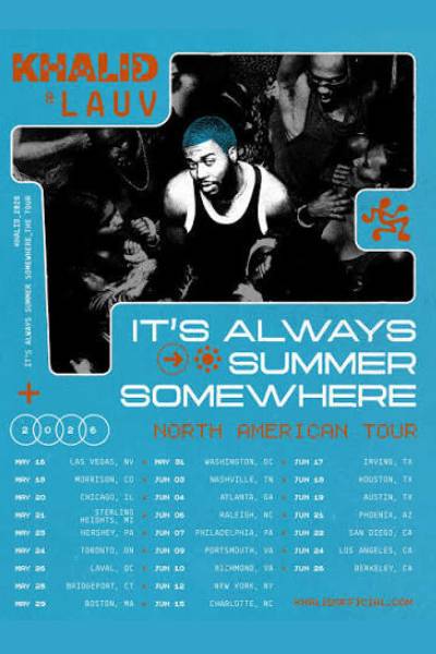 Khalid: It's Always Summer Somewhere Tour 2026
