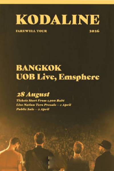 Kodaline - Bangkok 2026