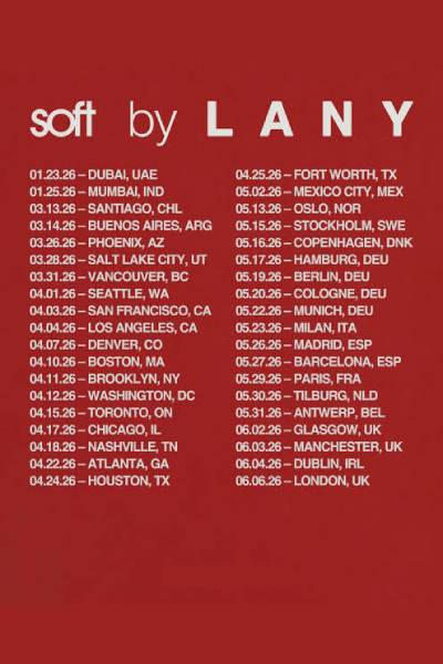 LANY: soft world tour Indonesia 2026