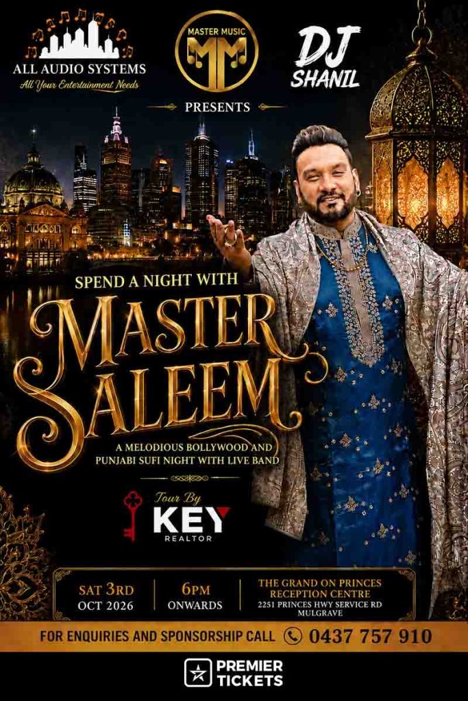 MASTER SALEEM Live in Melbourne 2026