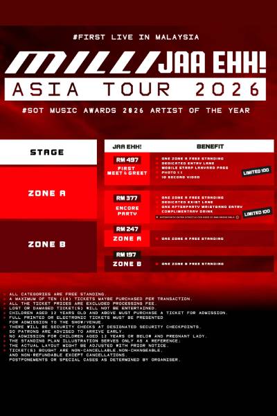 MILLI JAA EHH! ASIA TOUR 2026