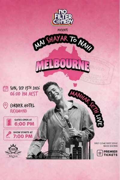 Mai Shayar To Nahi ft. Manhar Seth Live in Melbourne 2026