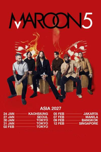 Maroon 5 Asia 2027